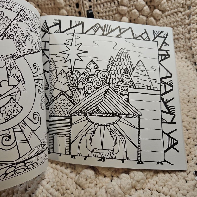 A Very Blessed Christmas Coloring Book