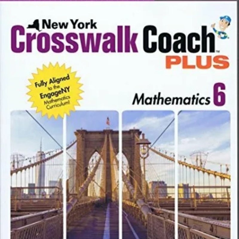 New York Crosswalk Coach PLUS Grade Mathematics, 6 BRAND NEW
