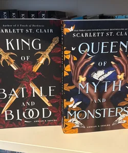 King of Battle and Blood + Queen of Myth and Monsters