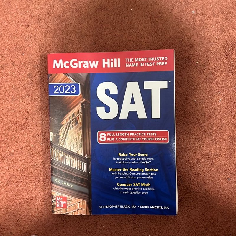 McGraw Hill SAT 2023 by Christopher Black, Mark Anestis