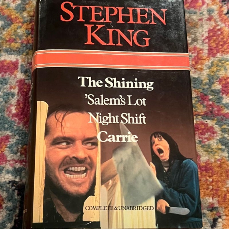 Stephen King - The Shining, Salems Lot, Night Shift, Carrie RARE FIRST EDITION