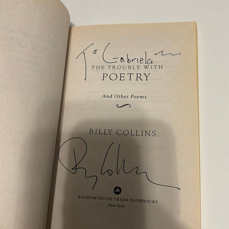 The Trouble with Poetry (signed)