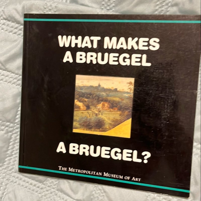 What Makes a Bruegel a Bruegel?