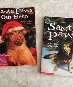 Santa Paws bundle of 2 books 