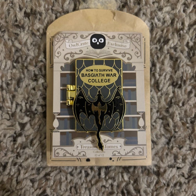 Owlcrate Fourth Wing Pin