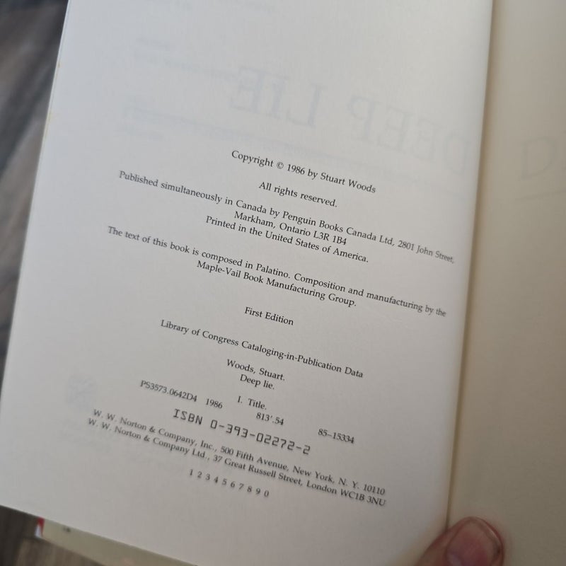 Deep Lie *First Edition*