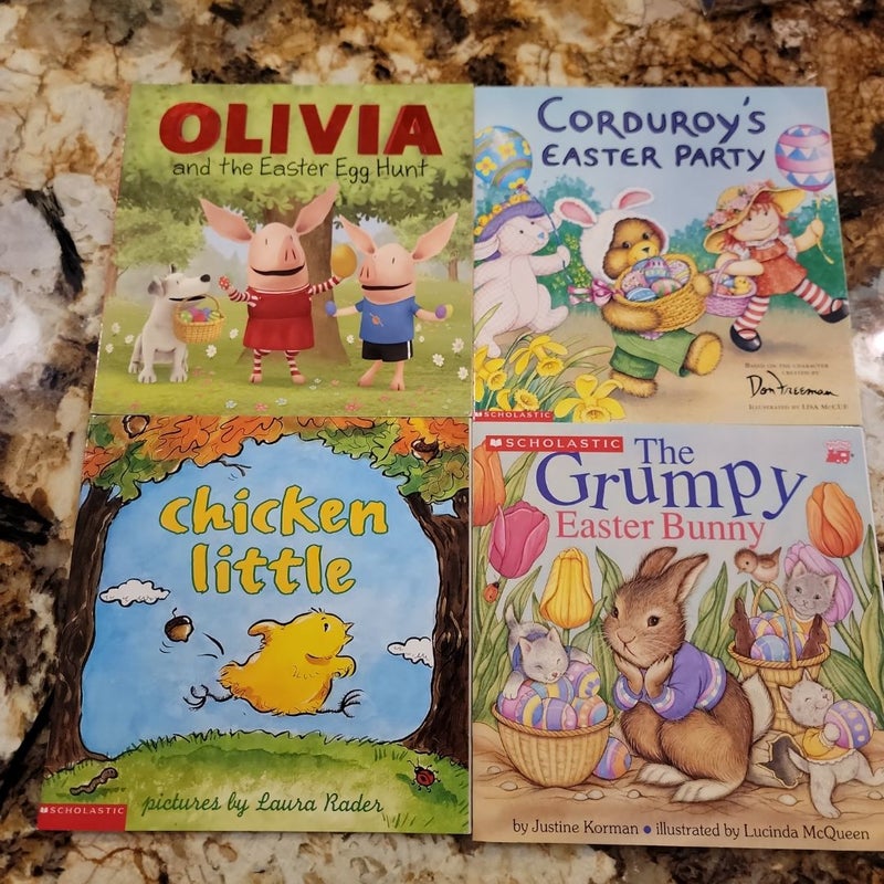 Easter Bundle ***OLIVIA and the Easter Egg Hunt, Little Chicken, Corduroy's Easter Party, The Grumpy Easter Bunny.