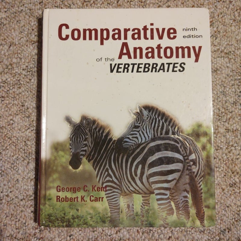 Comparative Anatomy of the Vertebrates