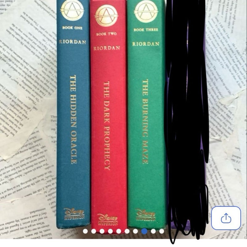 Trials of Apollo books 1-3 