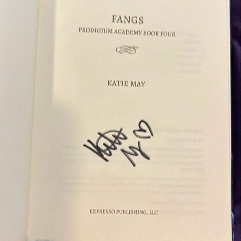 Fangs- SIGNED COPY