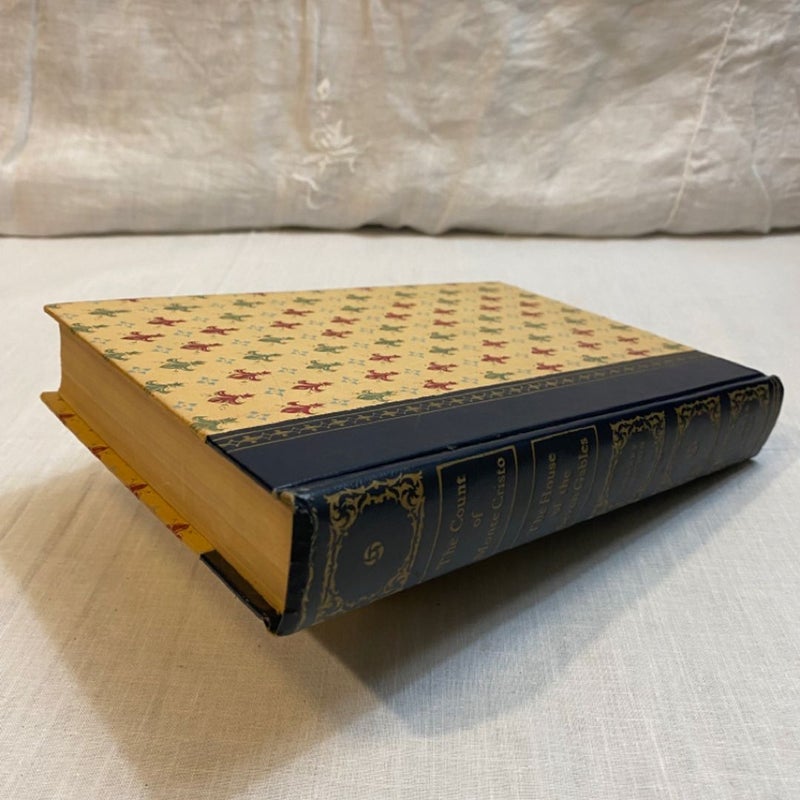 The Count of Monte Cristo & The House of Seven Gables Library Edition 1945 HC