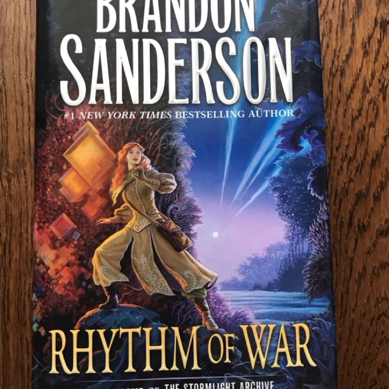 Rhythm of War 1st Ed Brandon Sanderson HCDJ Stormlight Archive #4 *Epic Fantasy*