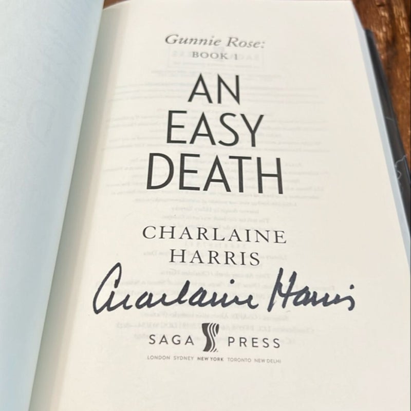 An Easy Death (Signed by author)