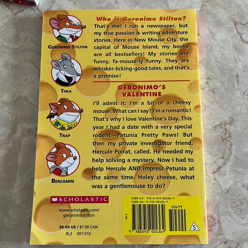 Geronimo Stilton bundle of 3 books 