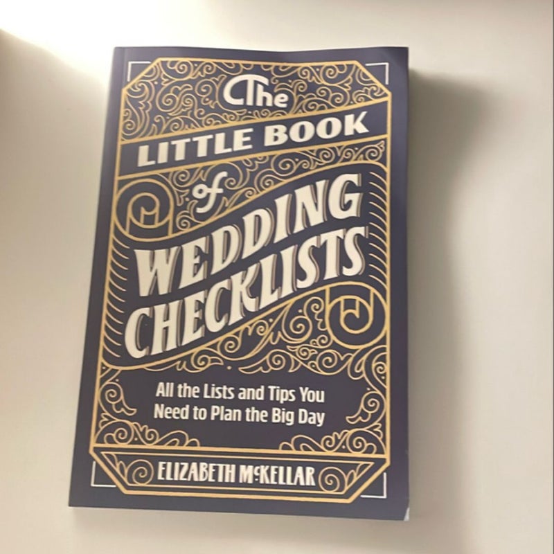 The Little Book of Wedding Checklists