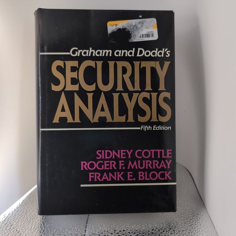 Security Analysis: Fifth Edition