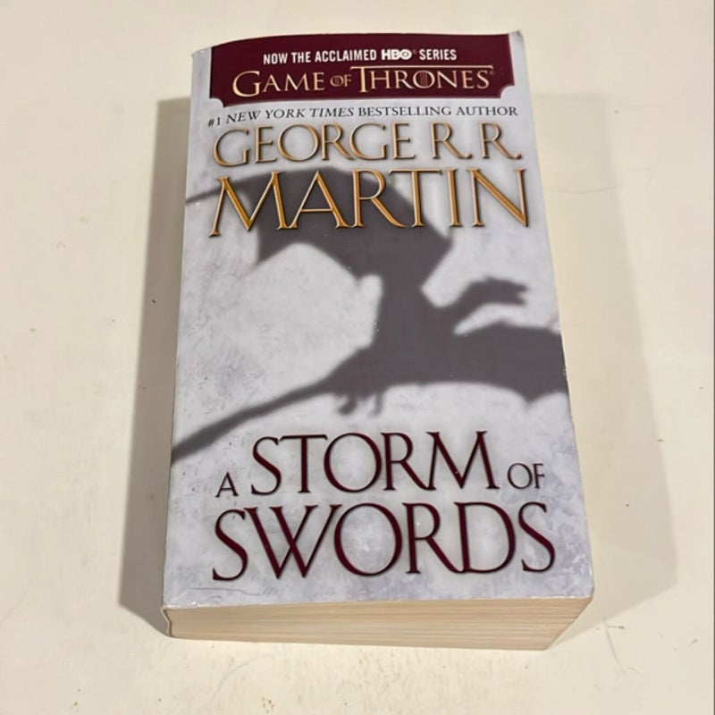 A Storm of Swords (HBO TieIn Edition) a Song of Ice and Fire Book Three by R. R