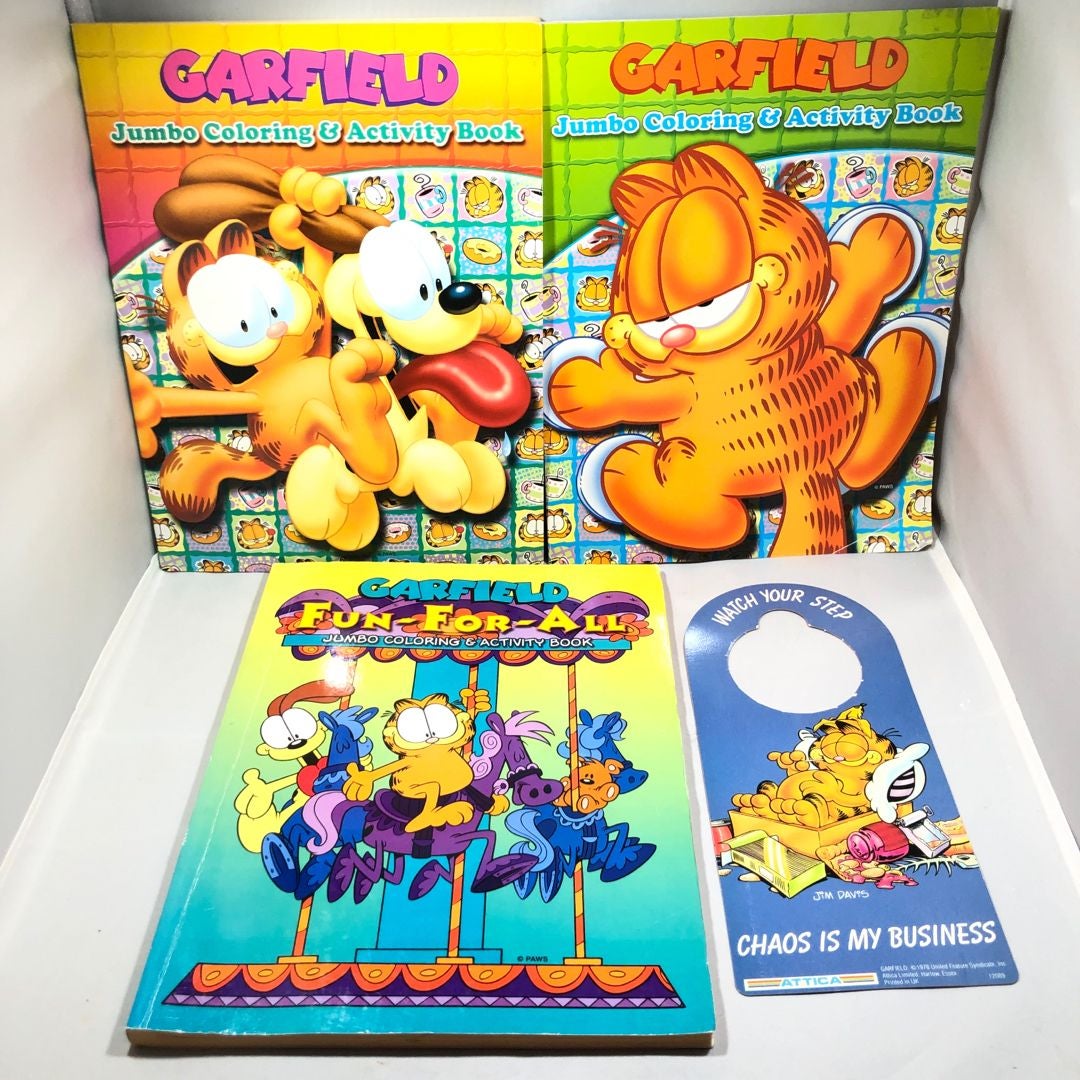 3 GARFIELD JUMBO COLORING & ACTIVITY BOOKS by Jim Davis, Paperback |  Pangobooks