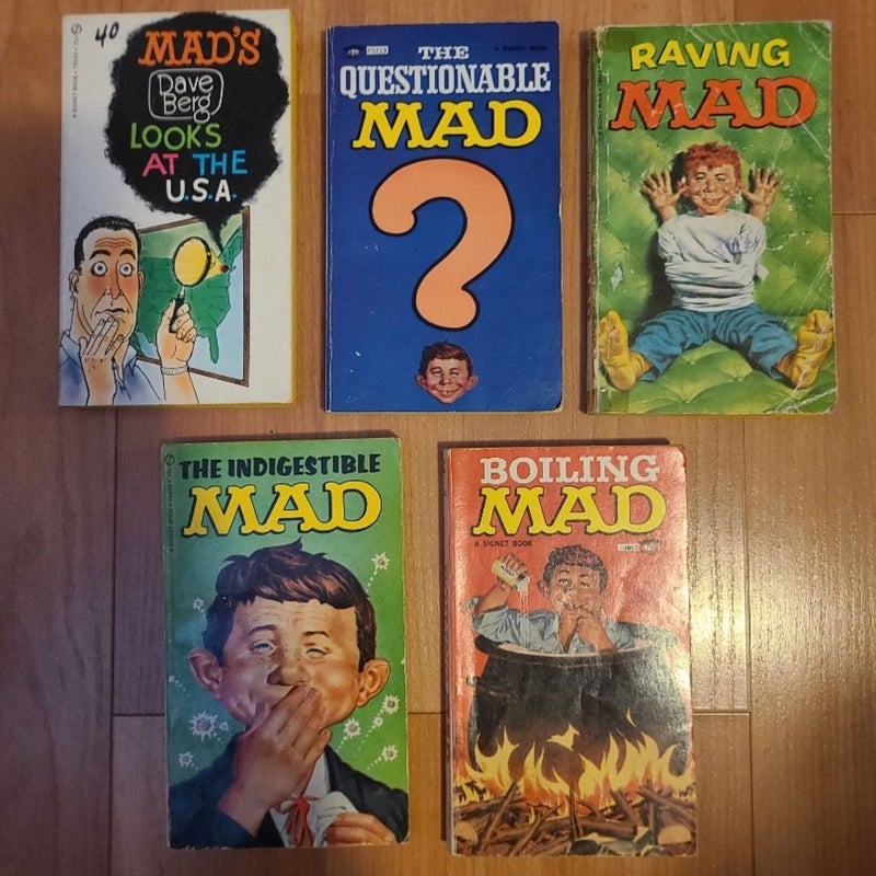 Vintage MAD Magazine Paperbacks from the 1960's