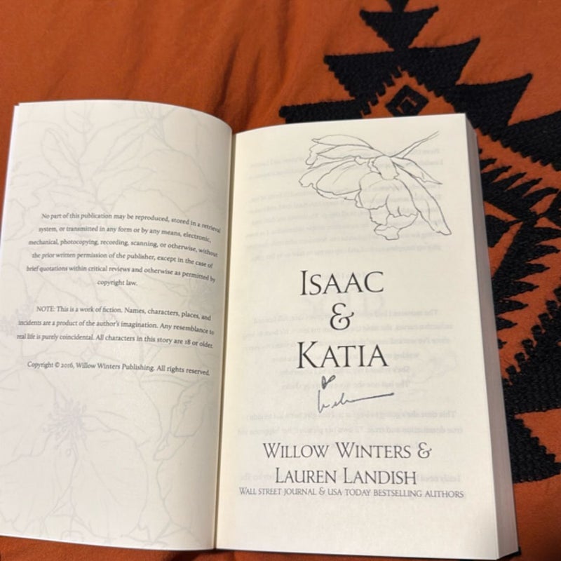 Isaac & Katia discrete signed copy
