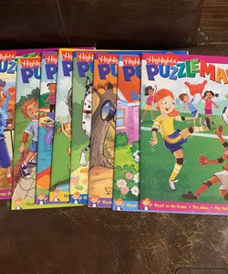 Lot of 8 Puzzlemania Magazines 