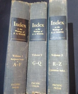 Comprehensive index to the writing's of Ellen G white 