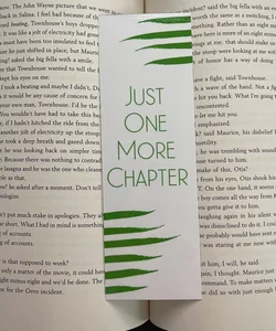 “Just One More Chapter” Bookmark