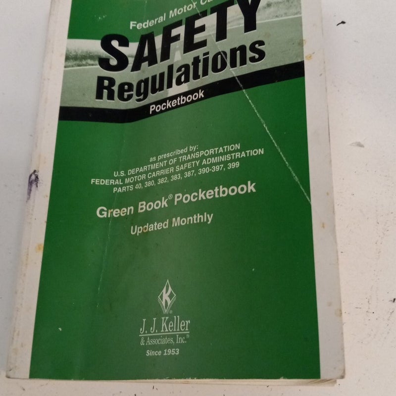 Federal  Motor carrier  Safety  Regulations  Pocketbook 