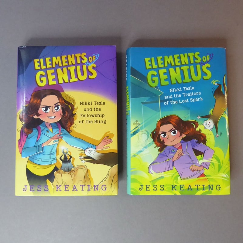 Elements of Genius Nikki Tesla Bundle of 2 HC books