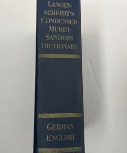 Langenscheidt’s Condensed German English Dictionary (1982) 