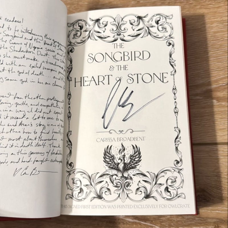 The Songbird & The Heart Of Stone (Owlcrate Exclusive Edition)