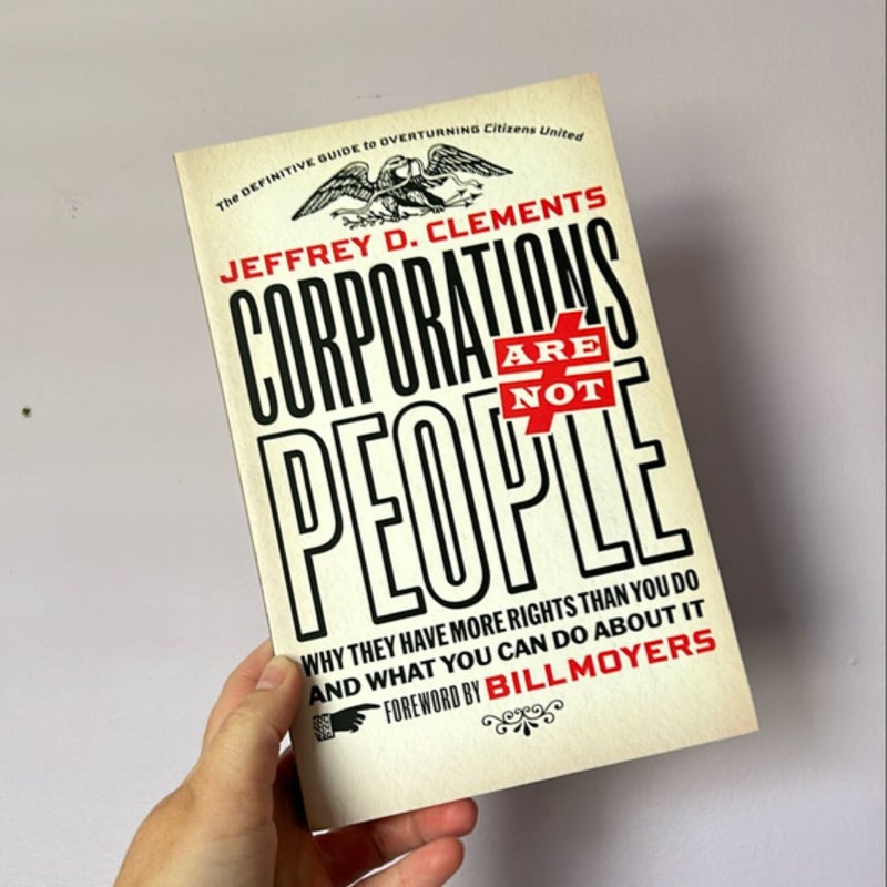 Corporations Are Not People