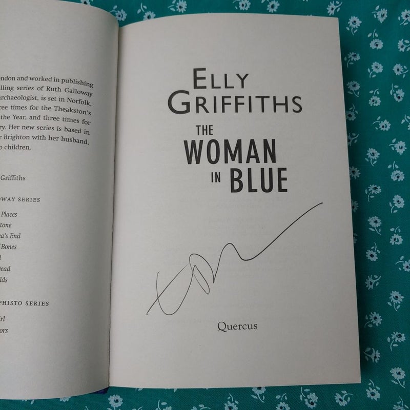 The Woman in Blue (Signed)