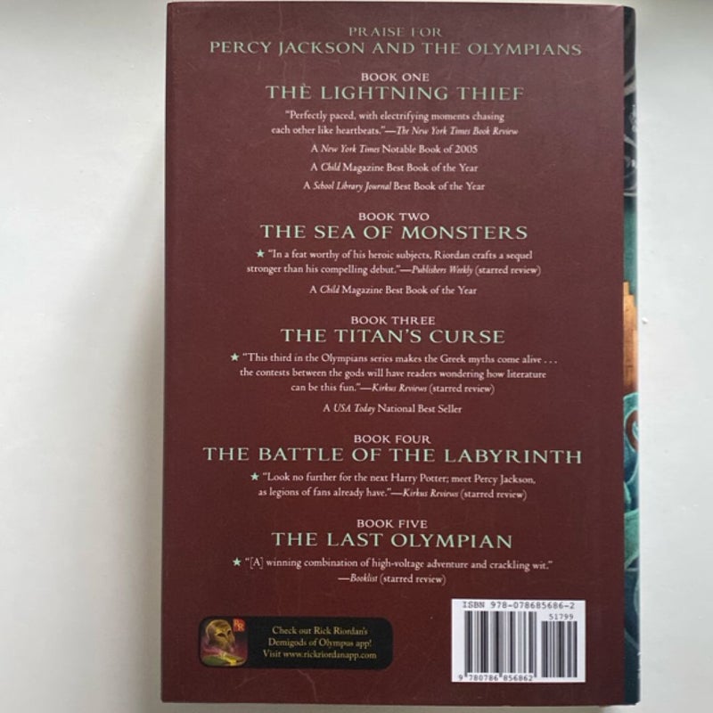 Percy Jackson and the Olympians, Book Two the Sea of Monsters (Percy Jackson and the Olympians, Book Two)