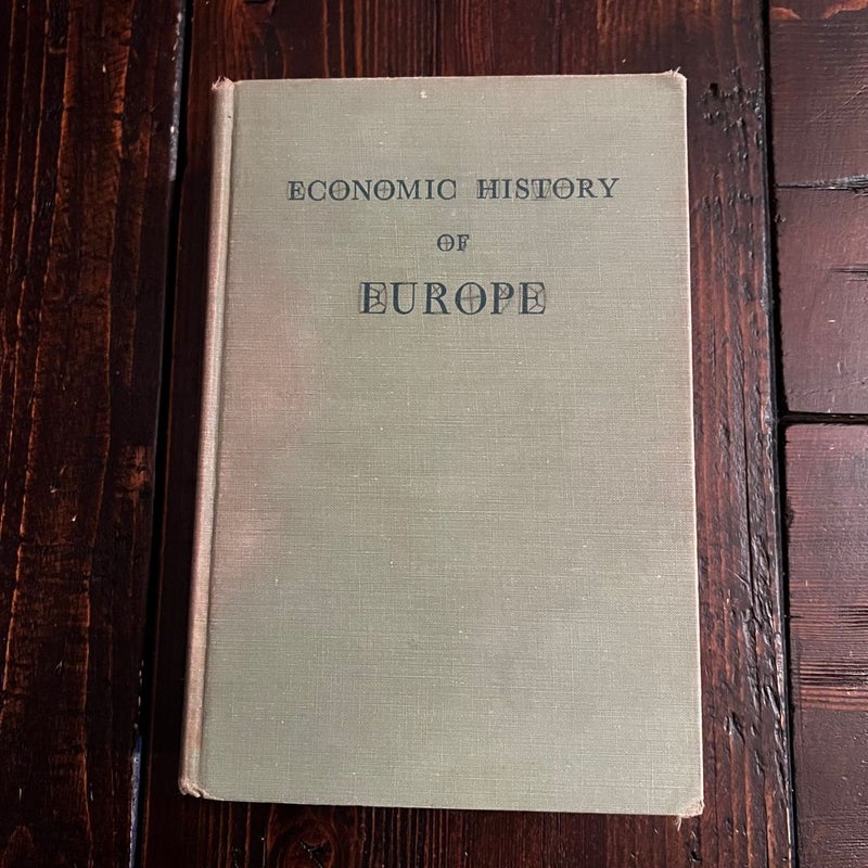 Economic History of Europe 