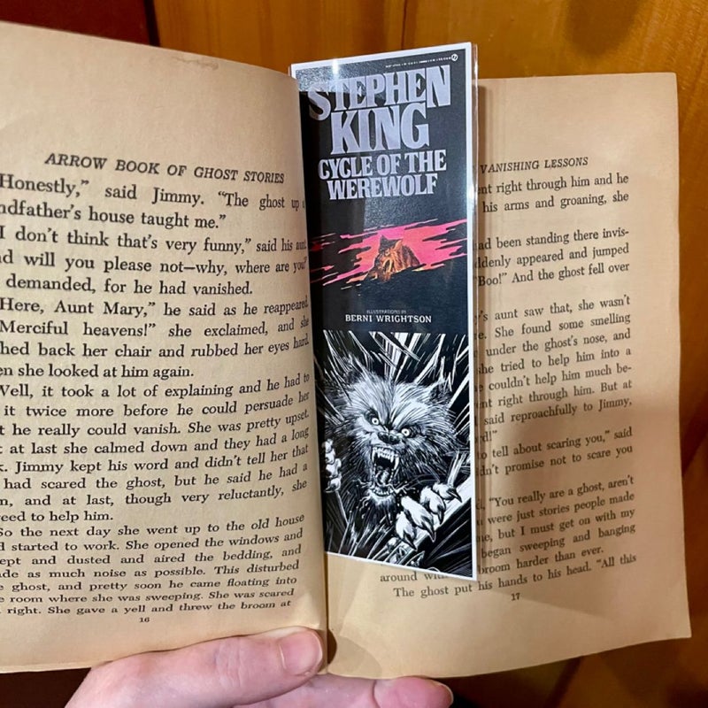 Silver Bullet STEPHEN KING Film Adaptation Handmade Bookmarks