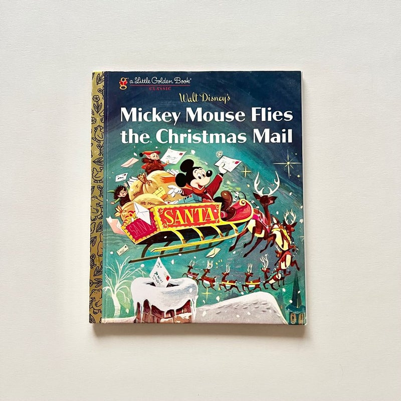 Mickey Mouse Flies the Christmas Mail