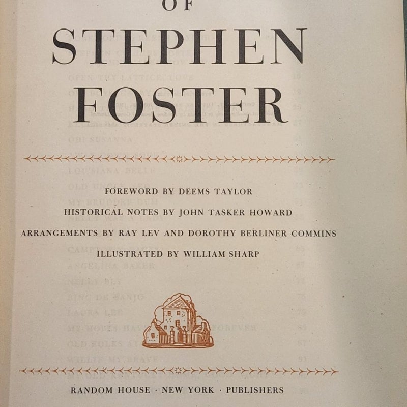 A Treasury Of Stephen Foster sheet music