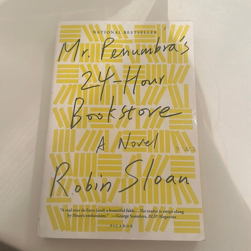 Mr. Penumbra's 24-Hour Bookstore