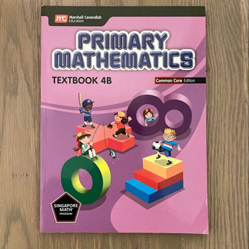 Singapore Math Primary Mathematics 4B textbook 