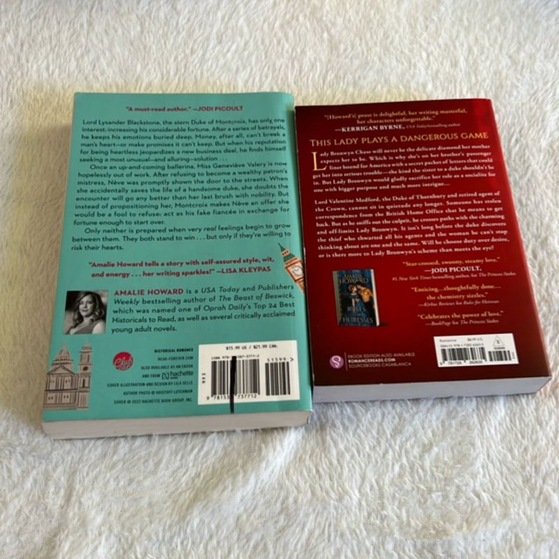 Amalie Howard - SIGNED bundle 