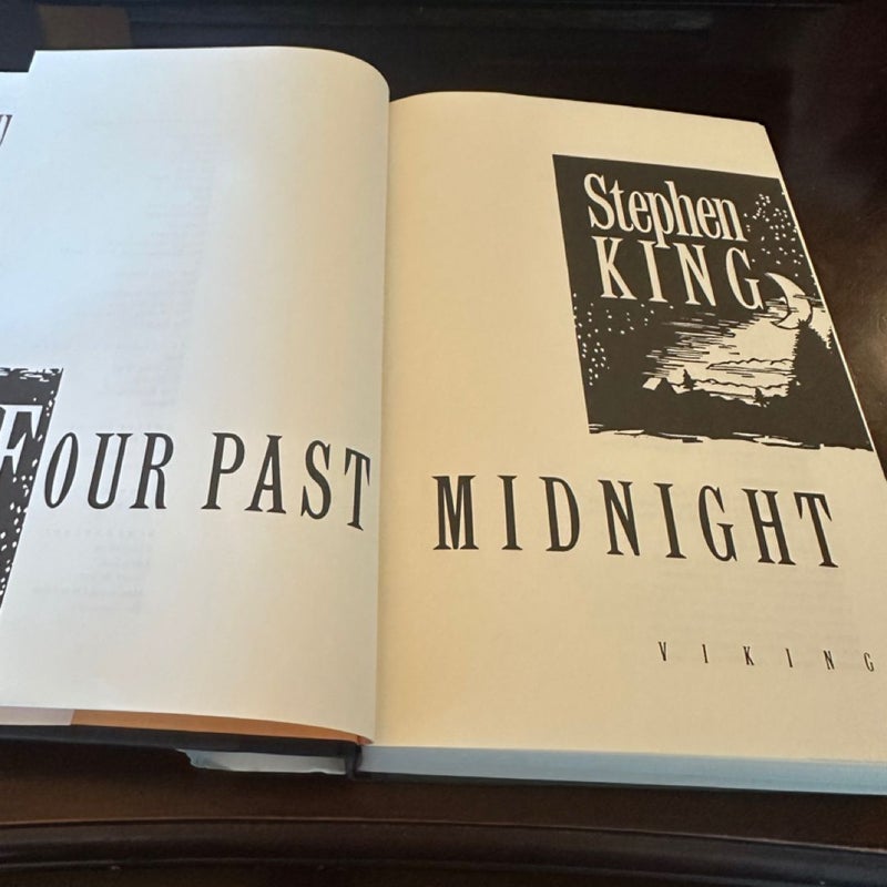 “Four Past Midnight" by Stephen King 1990, Hardcover book