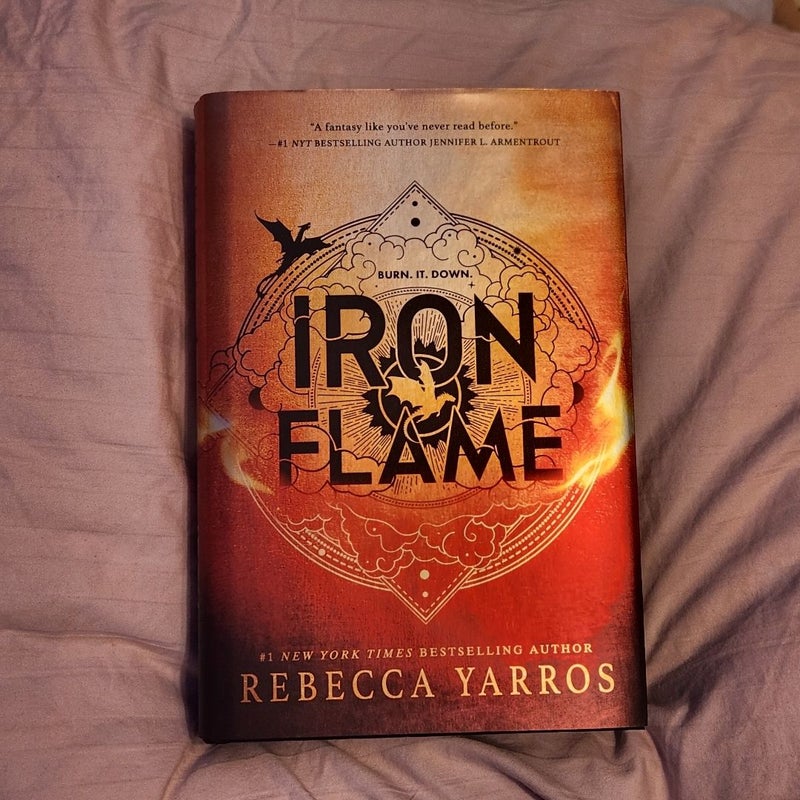 Iron Flame (1st Edition, Black Sprayed Edges)