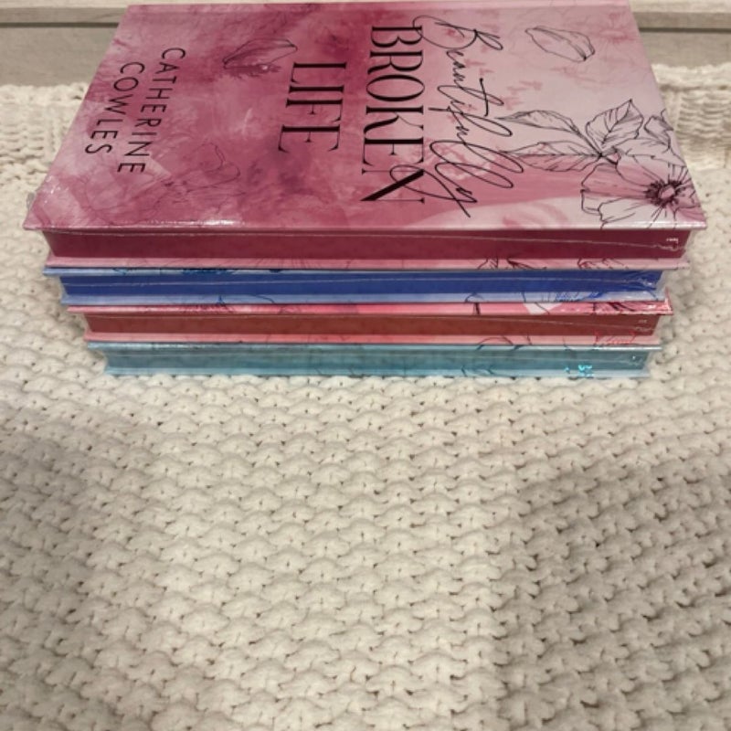 Dark & Quirky Hardback Sutter Lake series by Catherine Cowles books 2-5