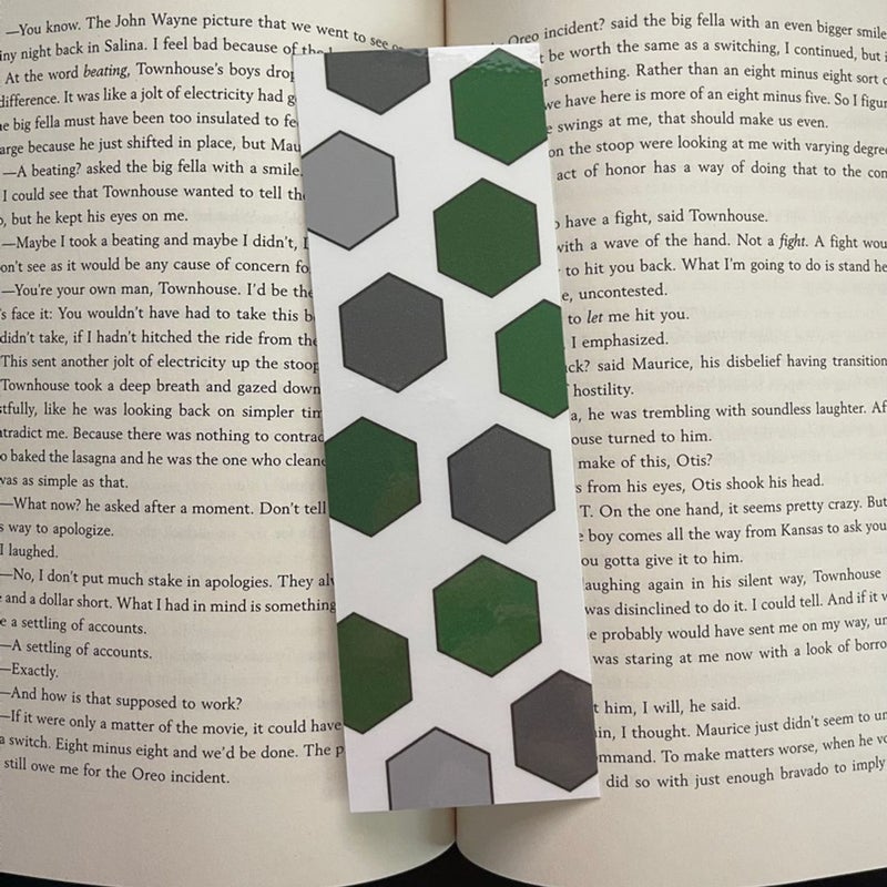 Harry Potter Inspired Bookmark “Slytherin”