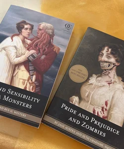 BUNDLE: Jane Austen Monster bundle Pride and Prejudice and Zombies and Sense and Sensibility and Sea Monsters