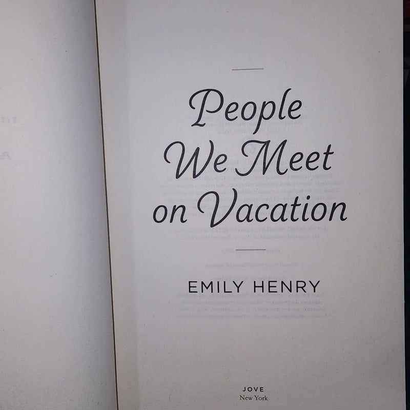 People We Meet On Vacation BOTM Edition Book of the Month