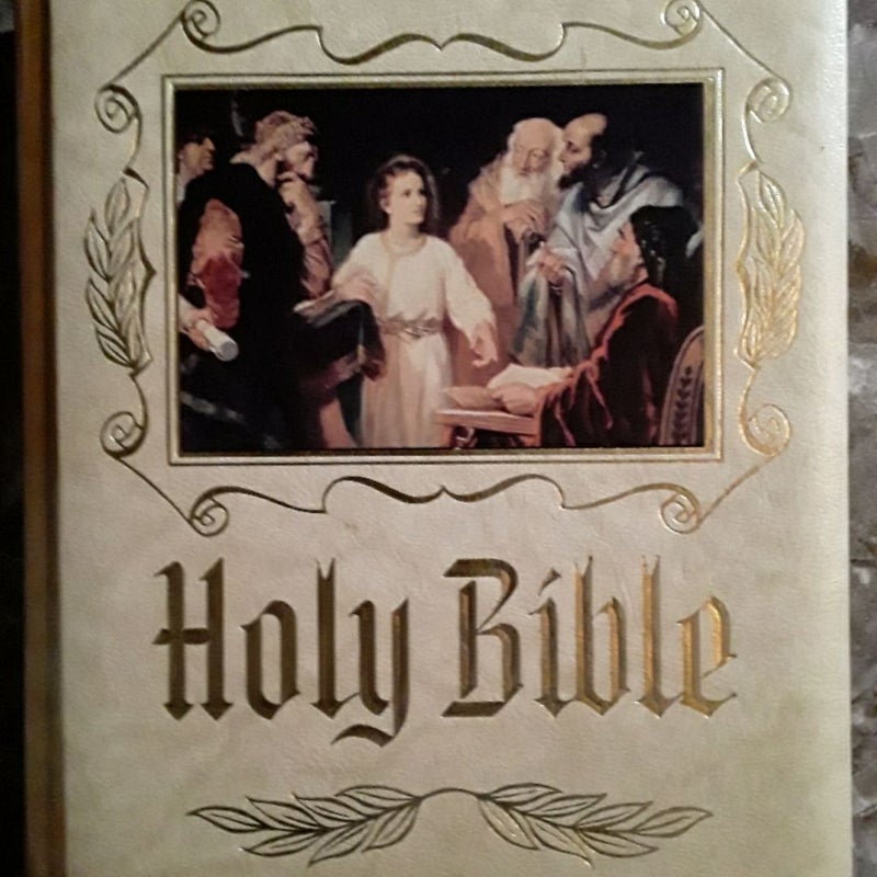 Heirloom Holy Bible King James Edition 1988 Devore & Sons with Whitworth family genealogy