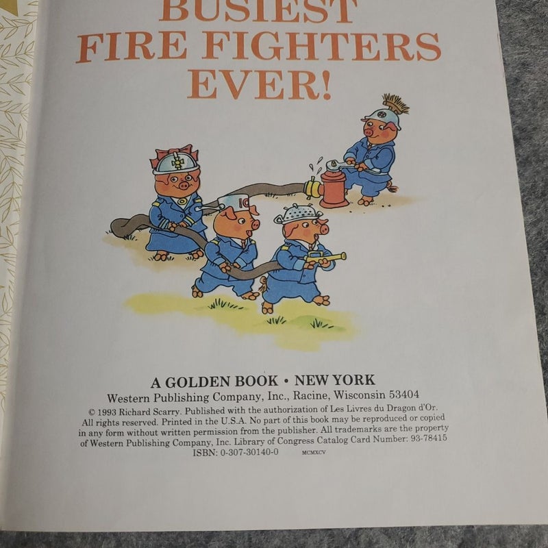 Richard Scarry's Busiest Firefighters Ever!