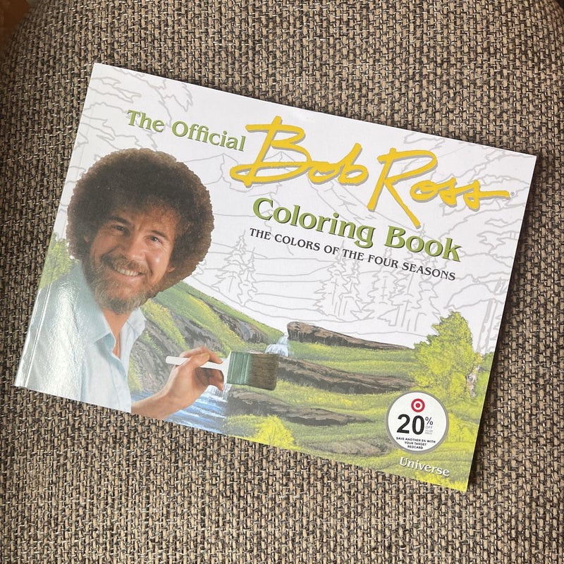 Official Bob Ross Colouring Book